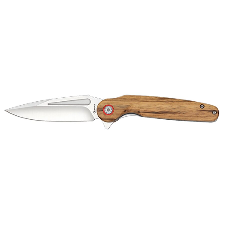 ΣΟΥΓΙΑΣ ALBAINOX, zebra wood pocket knife. B. 8.8cm, 25045