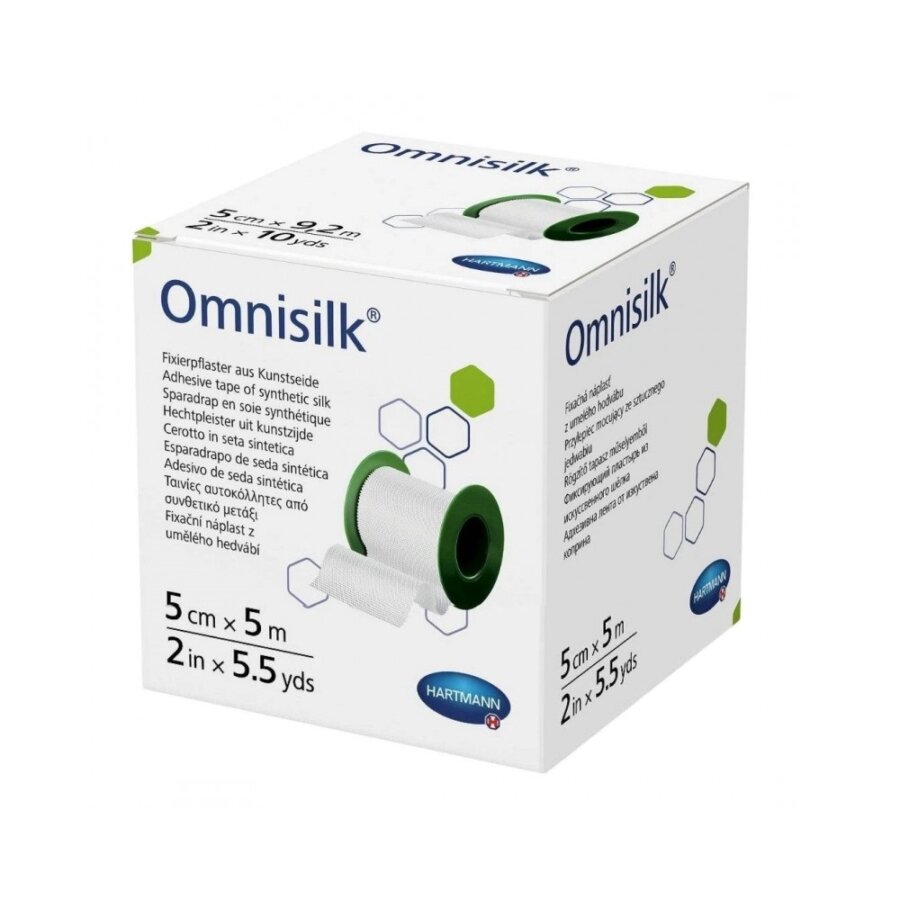 Αδιάβροχη Αυτοκόλλητη Μεταξοταινία 5cm x 5m OMNISILK