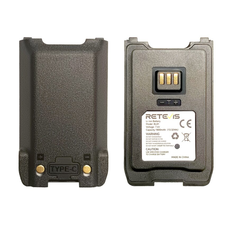 ΜΠΑΤΑΡΙΑ RETEVIS για C1, 1800ma, 7.4v, Original Rechargeable Li-ion Battery