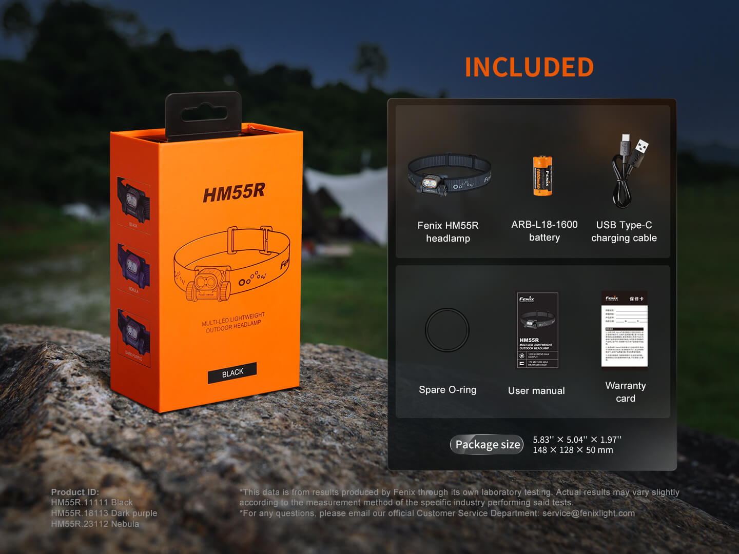 Φακός Κεφαλής Fenix HM55R Επαναφορτιζόμενος με USB Φακός Κεφαλής Fenix HM55R Επαναφορτιζόμενος με USB