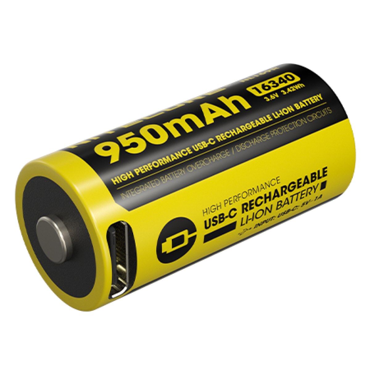 ΜΠΑΤΑΡΙΑ NITECORE 16340 / 950mAh / USB-C / NL169R (τιμή τεμαχίου) ΜΠΑΤΑΡΙΑ NITECORE 16340 / 950mAh / USB-C / NL169R (τιμή τεμαχίου)