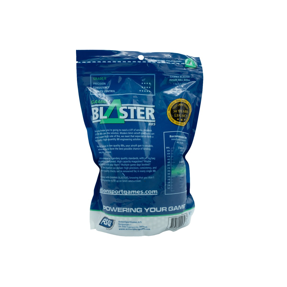 ΜΠΙΛΙΕΣ SOFT ASG Gamma, 0.25g / 4000pcs /1kg ΜΠΙΛΙΕΣ SOFT ASG Gamma, 0.25g / 4000pcs /1kg