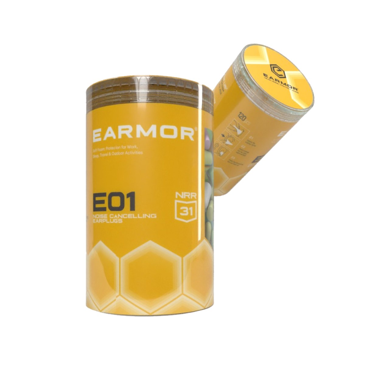 ΩΤΟΑΣΠΙΔΕΣ EARMOR E01, Βύσμα Αφρώδους Υλικού, Διάφορα Χρώματα, (Κουτί 120 τεμ.) ΩΤΟΑΣΠΙΔΕΣ EARMOR E01, Βύσμα Αφρώδους Υλικού, Διάφορα Χρώματα, (Κουτί 120 τεμ.)