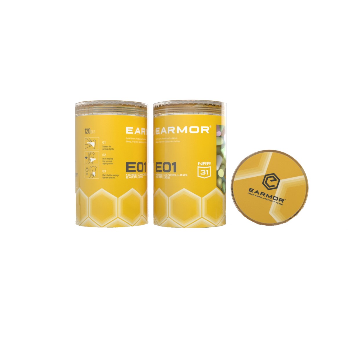 ΩΤΟΑΣΠΙΔΕΣ EARMOR E01, Βύσμα Αφρώδους Υλικού, Διάφορα Χρώματα, (Κουτί 120 τεμ.) ΩΤΟΑΣΠΙΔΕΣ EARMOR E01, Βύσμα Αφρώδους Υλικού, Διάφορα Χρώματα, (Κουτί 120 τεμ.)