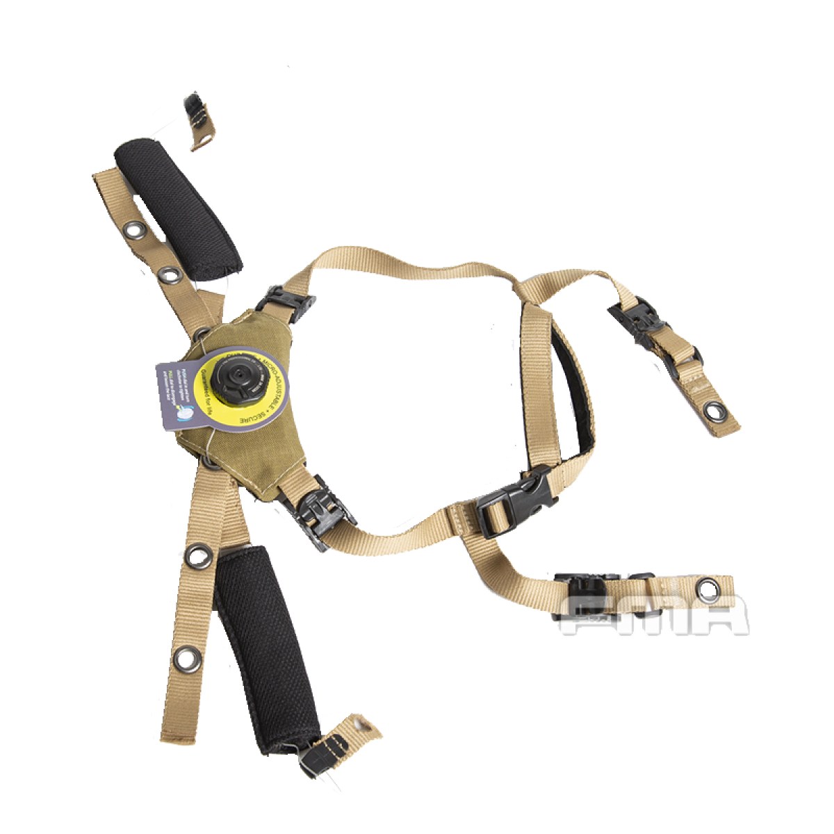 Ιμάντες για Κράνος, Υποσιάγωνο, EX Helmet Boltless FIT Retention System, FMA, Dark Earth Ιμάντες για Κράνος, Υποσιάγωνο, EX Helmet Boltless FIT Retention System, FMA, Dark Earth