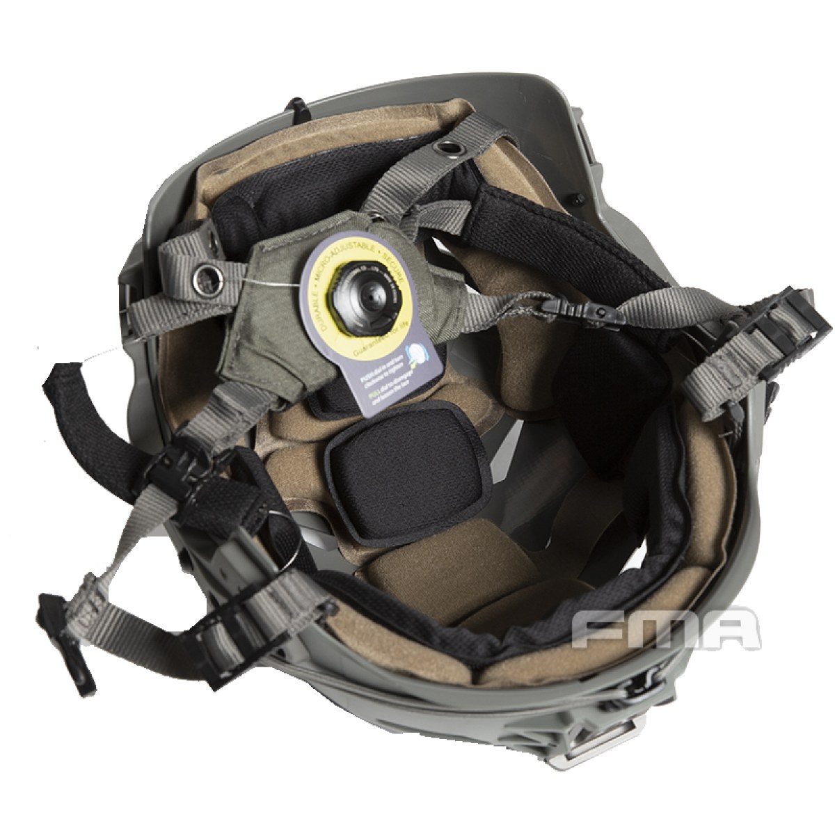 Ιμάντες για Κράνος, Υποσιάγωνο, EX Helmet Boltless FIT Retention System, FMA, Dark Earth Ιμάντες για Κράνος, Υποσιάγωνο, EX Helmet Boltless FIT Retention System, FMA, Dark Earth