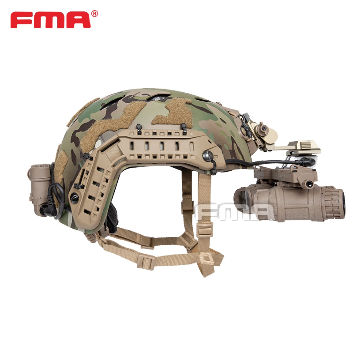 Ράγες Κράνους Σετ, PowerPath ARC Rail system, FMA, Dark Earth Ράγες Κράνους Σετ, PowerPath ARC Rail system, FMA, Dark Earth