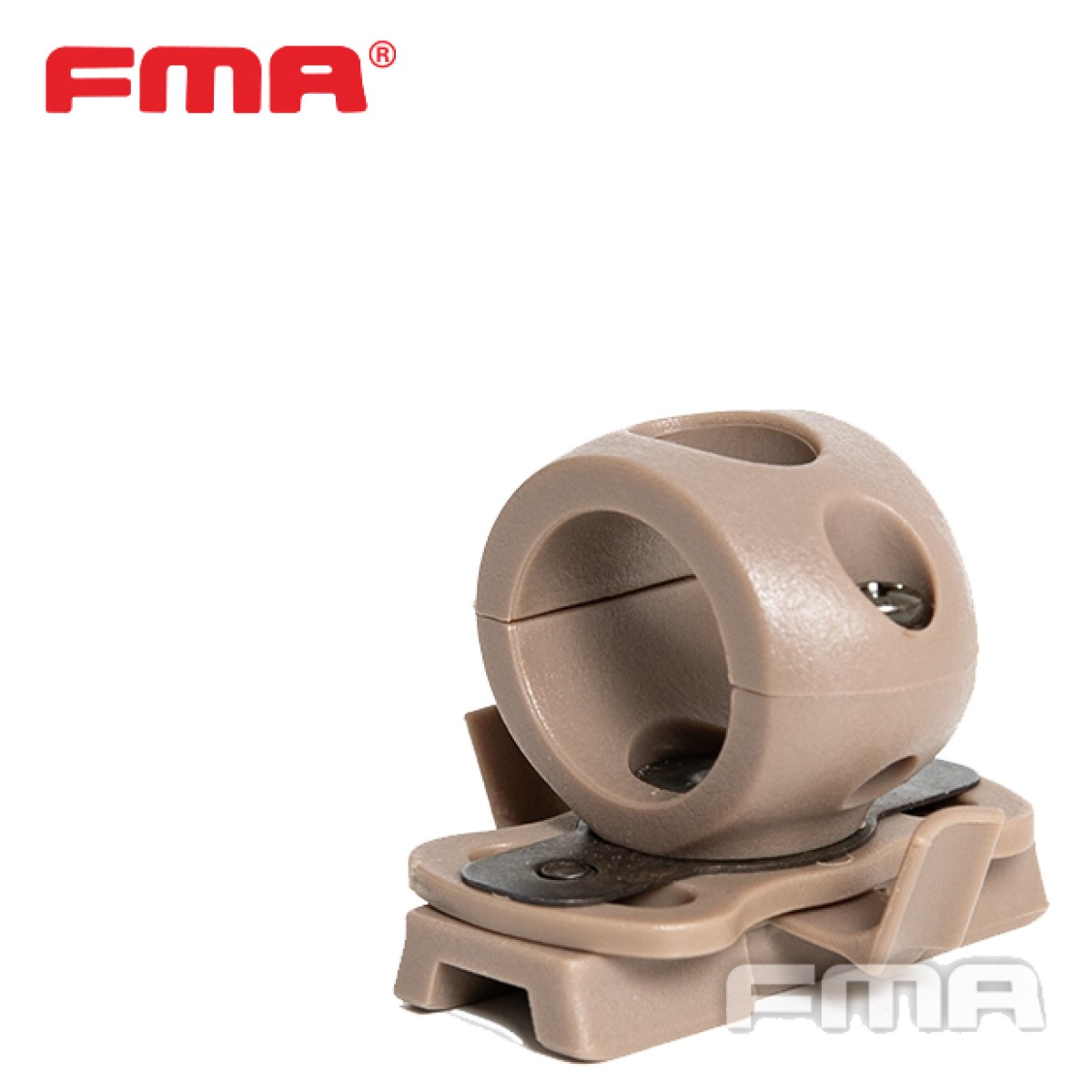 Δαχτυλίδι – Βάση Φακού για Κράνος, SINGLE-CLAMP RAIL ADAPTER, FMA, Dark Earth Δαχτυλίδι – Βάση Φακού για Κράνος, SINGLE-CLAMP RAIL ADAPTER, FMA, Dark Earth