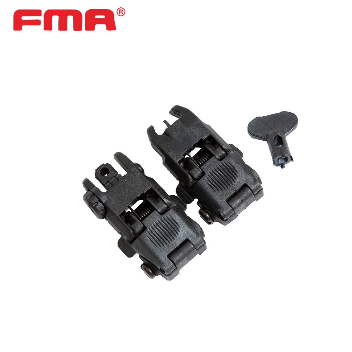 Σκοπευτικά Πτυσσόμενα Εμπρός & Πίσω, FMA, Back UP Sights(FBUS), Black Σκοπευτικά Πτυσσόμενα Εμπρός & Πίσω, FMA, Back UP Sights(FBUS), Black