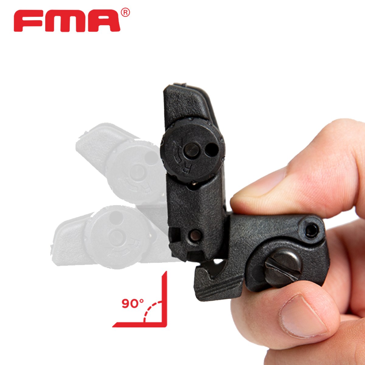 Σκοπευτικά Πτυσσόμενα Εμπρός & Πίσω, FMA, Back UP Sights(FBUS), Black Σκοπευτικά Πτυσσόμενα Εμπρός & Πίσω, FMA, Back UP Sights(FBUS), Black