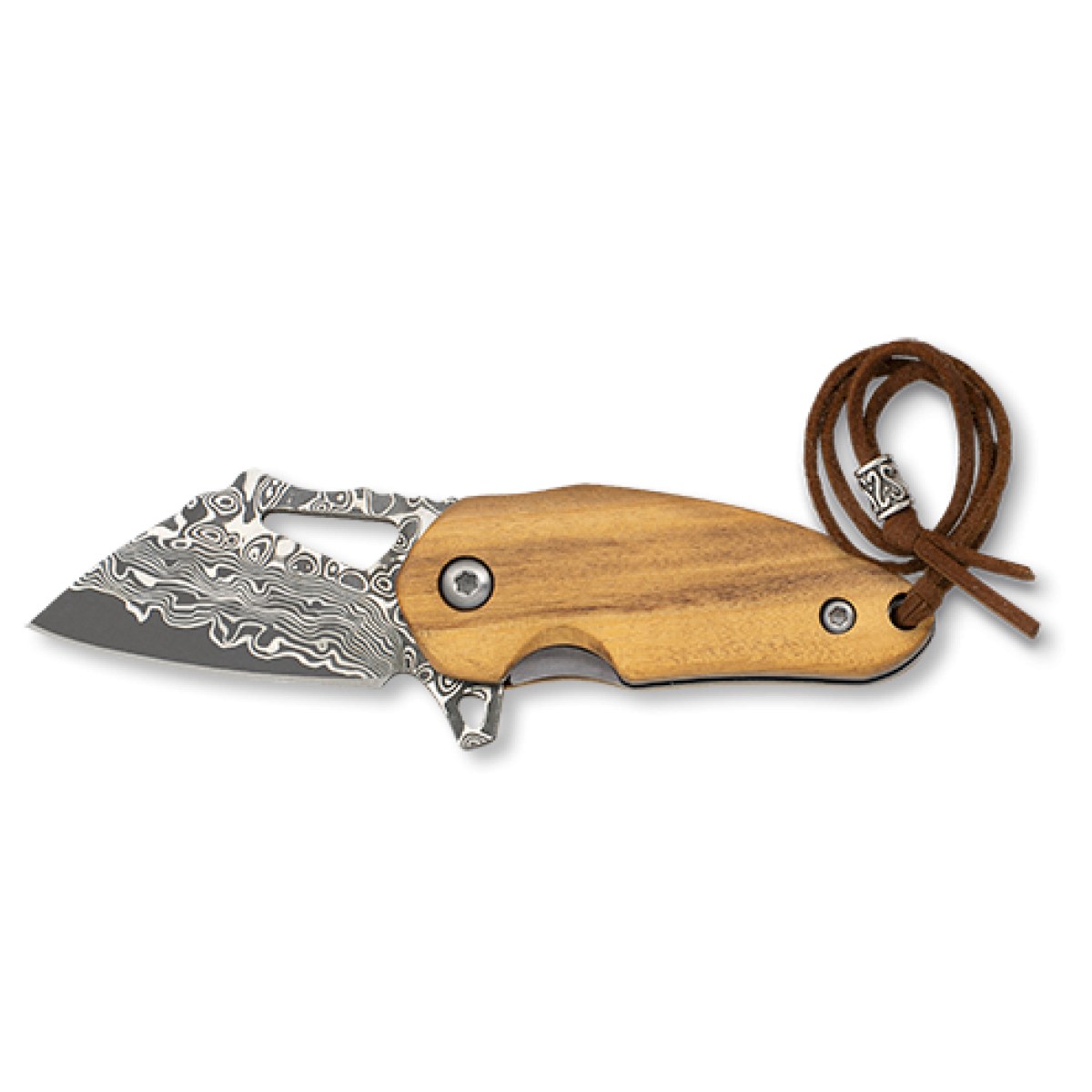 ΣΟΥΓΙΑΣ Albainox Wood/steel Damask 56 layers pocket knife, 25101 ΣΟΥΓΙΑΣ Albainox Wood/steel Damask 56 layers pocket knife, 25101