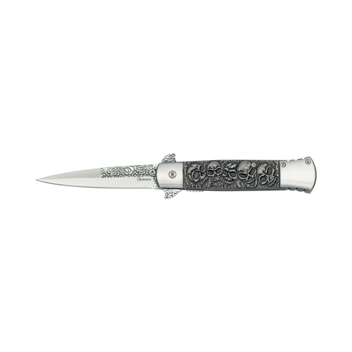 ΣΟΥΓΙΑΣ Albainox skulls penknife. Blade 9.4 cm, 08283 ΣΟΥΓΙΑΣ Albainox skulls penknife. Blade 9.4 cm, 08283