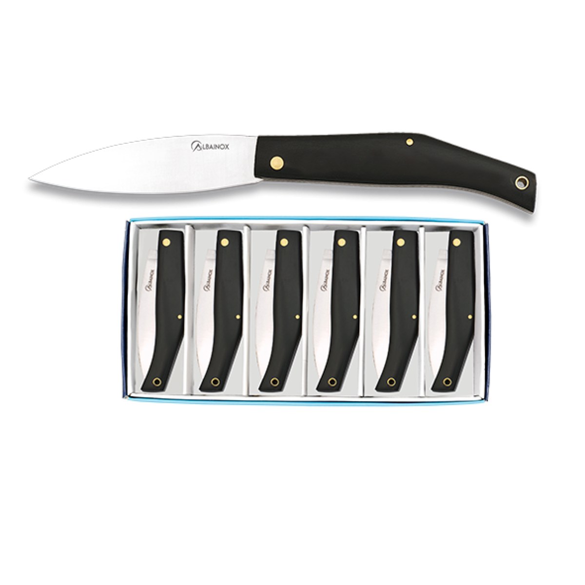 ΣΟΥΓΙΑΣ ALBAINOX, Box of 6 Albainox penknives. Blade 7 cm, 18091 ΣΟΥΓΙΑΣ ALBAINOX, Box of 6 Albainox penknives. Blade 7 cm, 18091