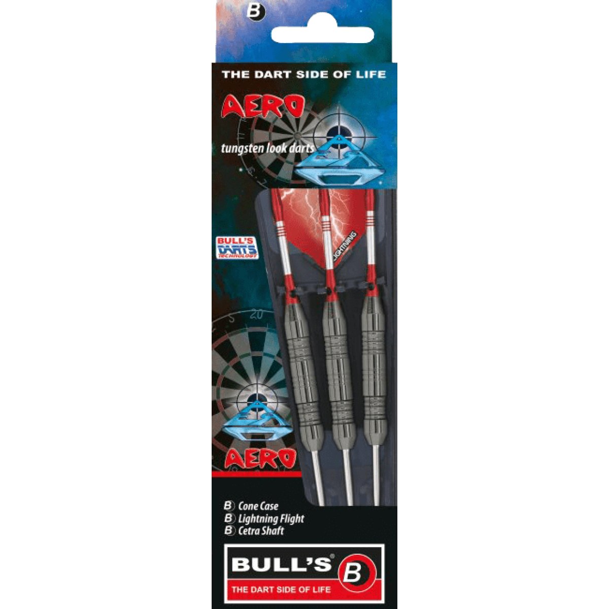 ΒΕΛΑΚΙΑ DART BULL'S, Steel Darts, Aero, 22g ΒΕΛΑΚΙΑ DART BULL'S, Steel Darts, Aero, 22g