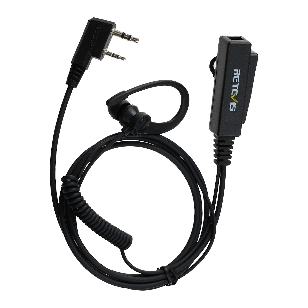 ΜΙΚΡΟΦΩΝΟ ΑΚΟΥΣΤΙΚΟ, RETEVIS, EEK023 G Shape In-Ear Earbud, Kenwood 2 Pin Plug ΜΙΚΡΟΦΩΝΟ ΑΚΟΥΣΤΙΚΟ, RETEVIS, EEK023 G Shape In-Ear Earbud, Kenwood 2 Pin Plug