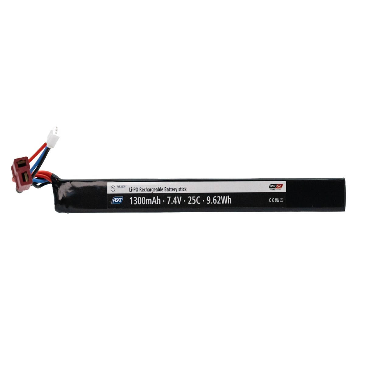 ΜΠΑΤΑΡΙΑ ΕΠΑΝΑΦ.SOFT 7,4V 1300 mAh, LI-PO, single stick, 25C, TP ΜΠΑΤΑΡΙΑ ΕΠΑΝΑΦ.SOFT 7,4V 1300 mAh, LI-PO, single stick, 25C, TP