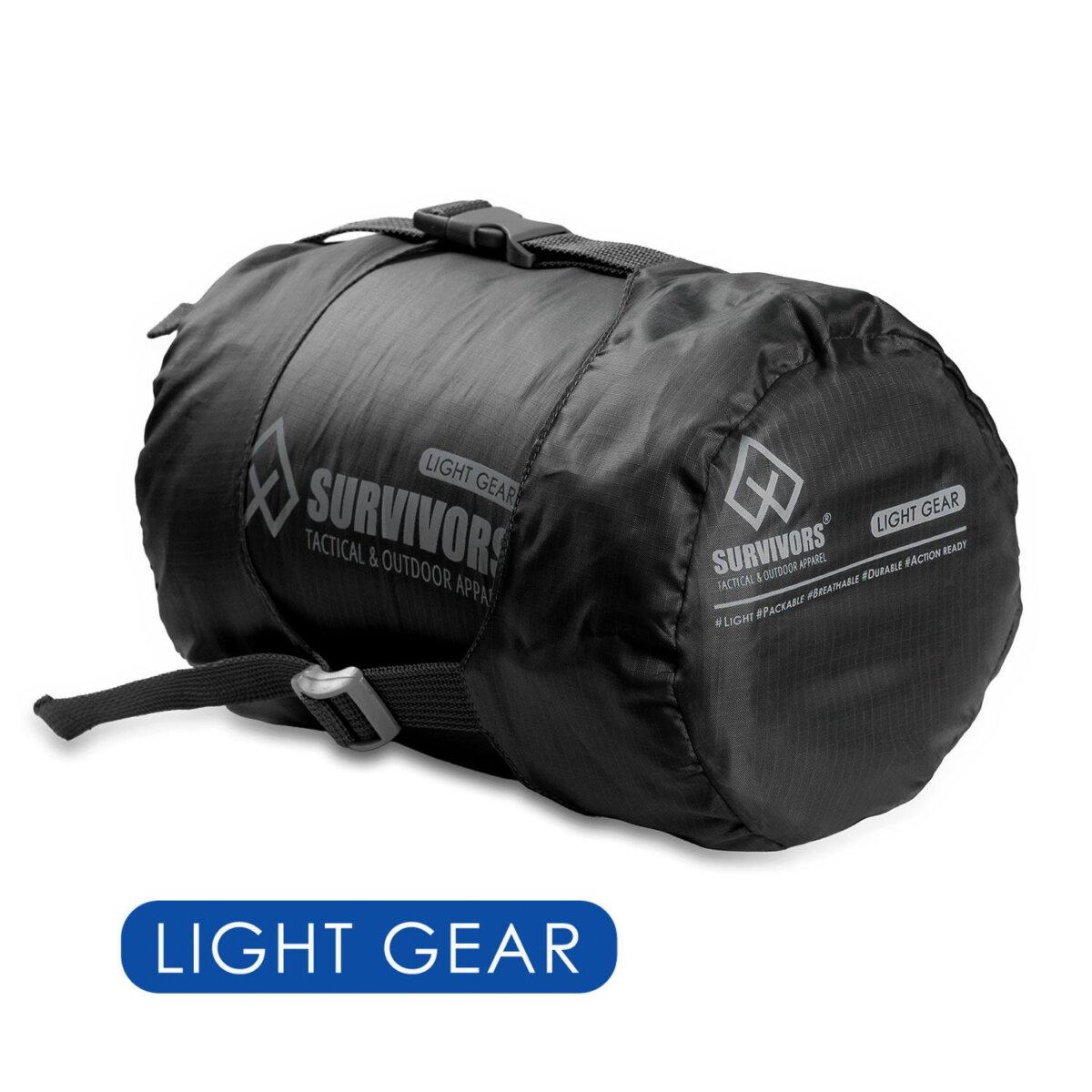 Υπνόσακος Ελαφρύς Survivors Light Gear Μαύρος Υπνόσακος Ελαφρύς Survivors Light Gear Μαύρος
